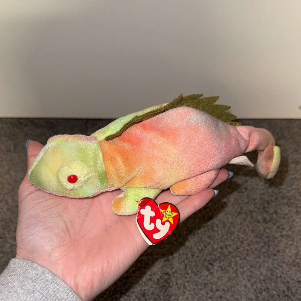 Ty Colorful Chameleon Plush Toy